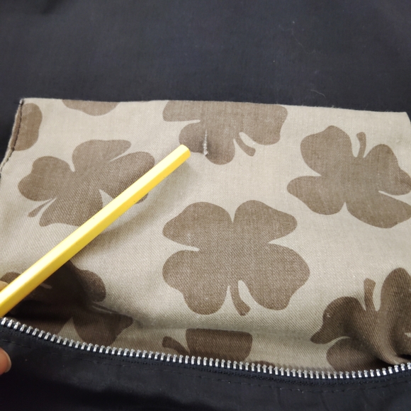 Lucky Brand Leather Purse Braiding Detail Metal Studs Shoulder Crescent Hobo Bag - Picture 13 of 16